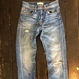 Madewell cruiser straight crop jean size 24